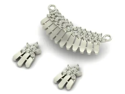Pendant Necklace 3D print model 22