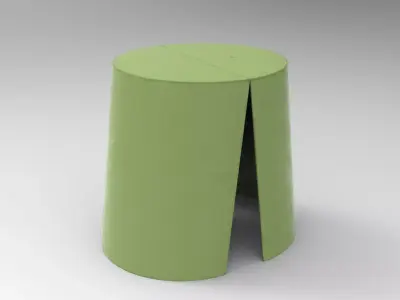 Kofy Stool Low-poly 3D model