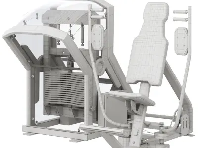 Gym-X-force-Arm-Cross 3D model 3D model
