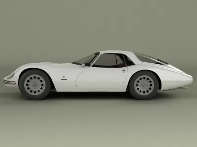 Alfa Romeo Giulia 1600 TZ2 Pininfarina 3D model