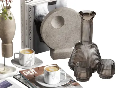 Decorative set 12 3D model purchase