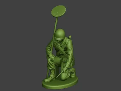 American engineer soldier ww2 Searching A9 3D print model