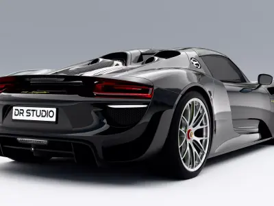 Porsche 918 Spyder 3D model