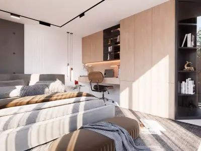 Modern Luxury Interior Scene 3ds Max and V-Ray 3D model