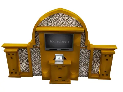 Booth Exhibition Stand a560c  3D model