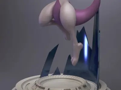 Pokemon Mewtwo Strikes Back 3D print model