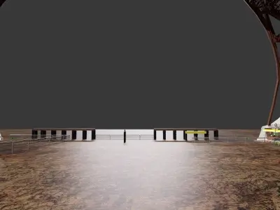 Eiffel Tower Low-poly 3D model