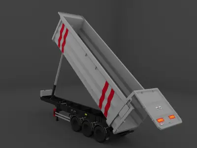 Hurda Damperi Low-poly 3D model