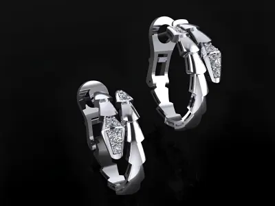 Serpenti Earrings  3D print model
