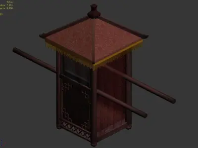 Game Official - Transportation - Wooden Car 02 3D model