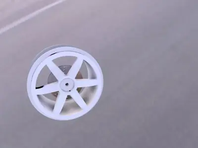 Only Disc 40mm wide 12mm hex replacement  3D print model