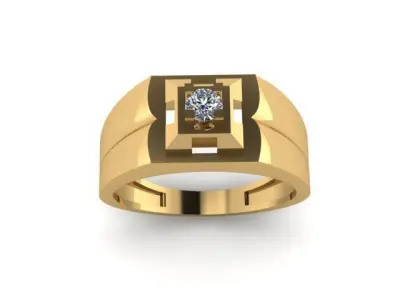 men wedding ring 3D print model buy