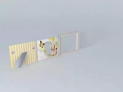 Picture Frame Bespoke Little Flutist Free 3D model