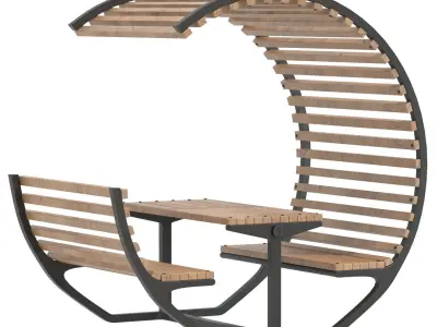 Urban Furniture 02 3D model