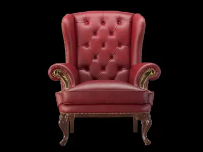 Leather chair 3D model