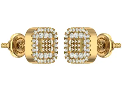 Earring 3D print model 12