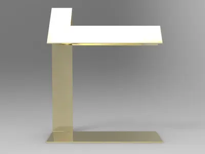 Hoolly Table Lamp Low-poly 3D model