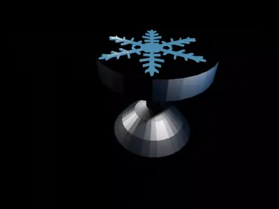 snow table Free 3D model