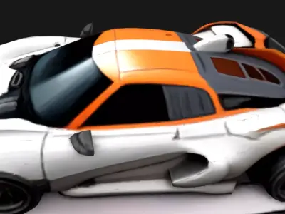 Racing car 3D model by rajatsharmatechy859