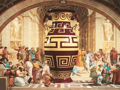 ancient Mythology Greek vase pack 3D model