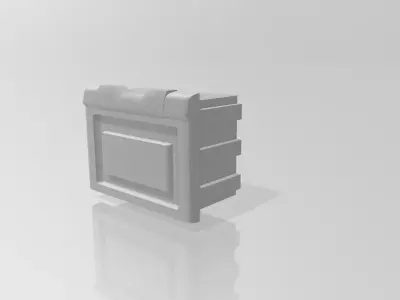 Simple tool box for 1 14 truck or trailer 3D print model