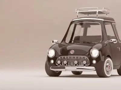 Cartoon Car  3D model