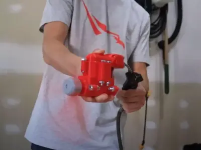 2 Cylinder Air Engine WORKING model 3D print model