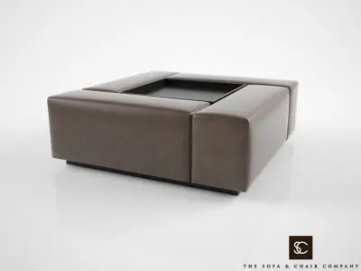 The Sofa and Chair Company Matisse Ottoman 3D model