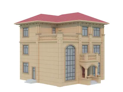 architecture luxury villa  3D model