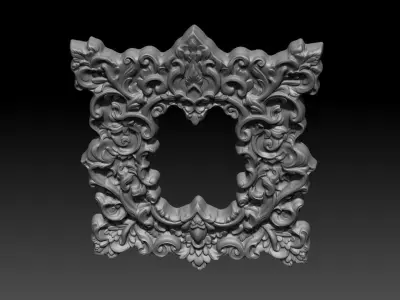 Bas relief Frame 240506 01 3D print model