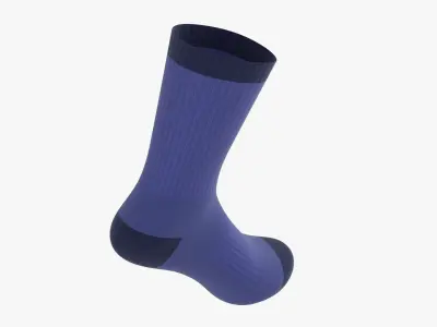 Long sport sock 3D model