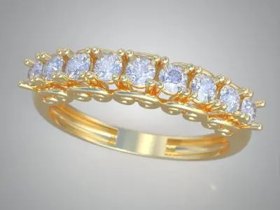 Ring 3D model 0230 3D printable model10 3D print model