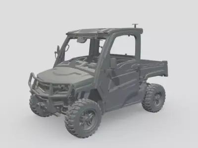 John Deere Utility Terrain Vehicle Buggy 3D print model