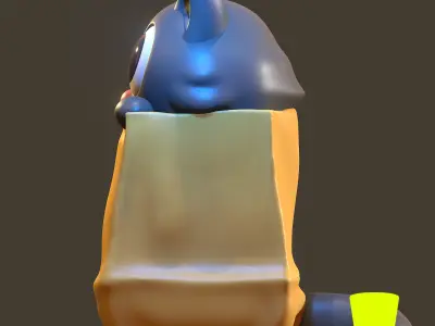 Cat in A bag Free 3D print model