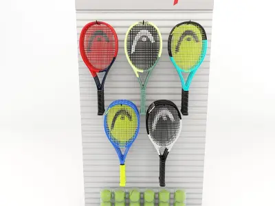 Tennis Store 3D model