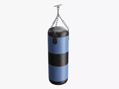 Boxing ceiling punch bag 3D model