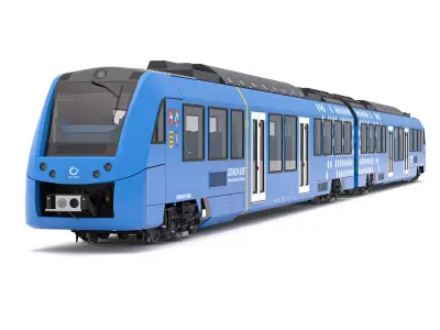 Alstom Coradia iLint 54 Hydrogen Train 3D model