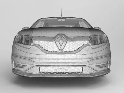 Renault Sandero Rs 2020 interio 3D model