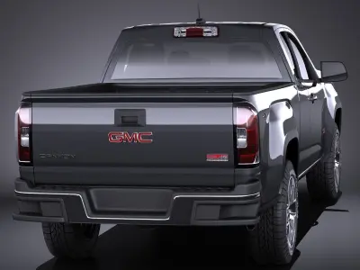 GMC Canyon 2015 VRAY 3D model