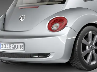 Volkswagen Beetle 2005-2011 3D model