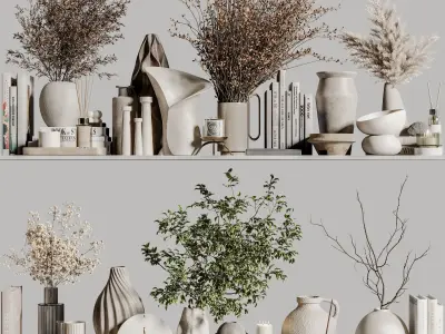 decorative set 128 3D model