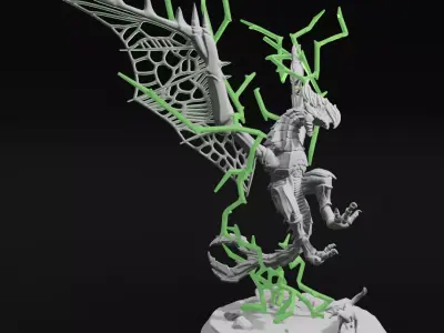 Astalos Wyvern Fan Art Monster Hunter 3D Print 3D print model