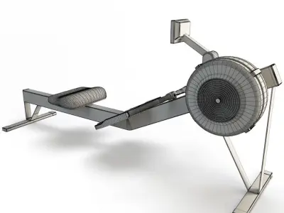 Indoor Rower 3D model