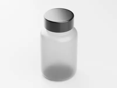 Transparent Jar 3D model