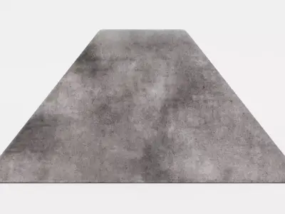 -Concrete Flower Pot V8- 3D model