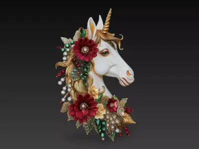 Christmas Creations - Horse 3D print model