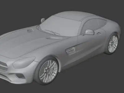 Benz Mercedes car 3D model