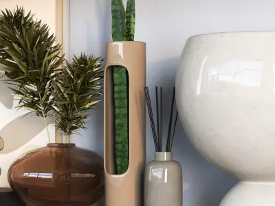 Decorative set 07 3D model