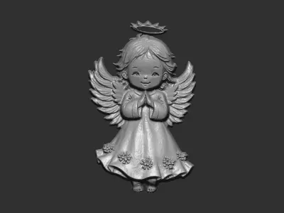 cute angle decor  3D print model