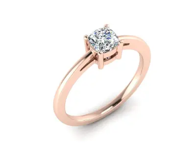 Jewelry Diamond Ring 3D print model 7